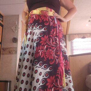 Damn good yarn sari wrap skirt